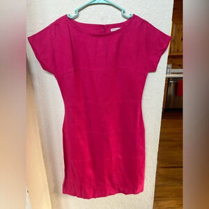 Banana Republic Cap Sleeve Linen Dress